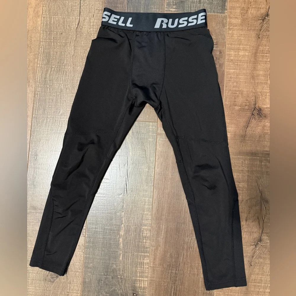 Russell Athletic Black Kids Leggings